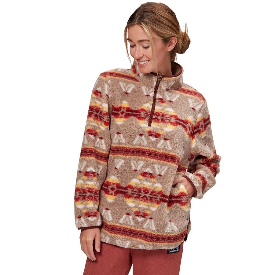 Pattern Sherpa 1/4-Zip Pullover - Women's