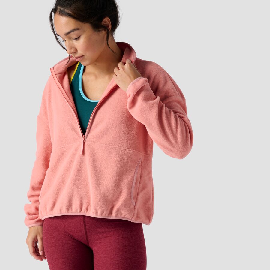 1/4 Zip Micro Fleece Sweatshirt - Women's