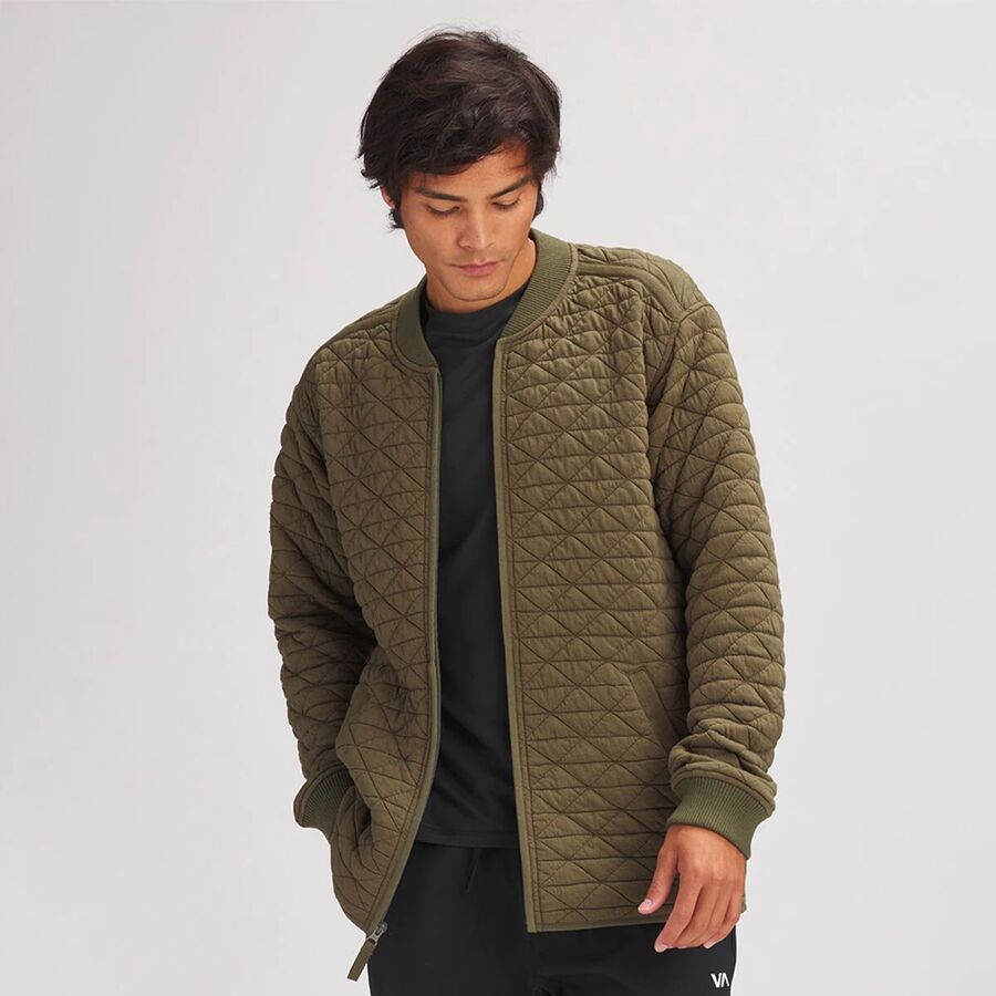Quilted Military Jacket - Men's
