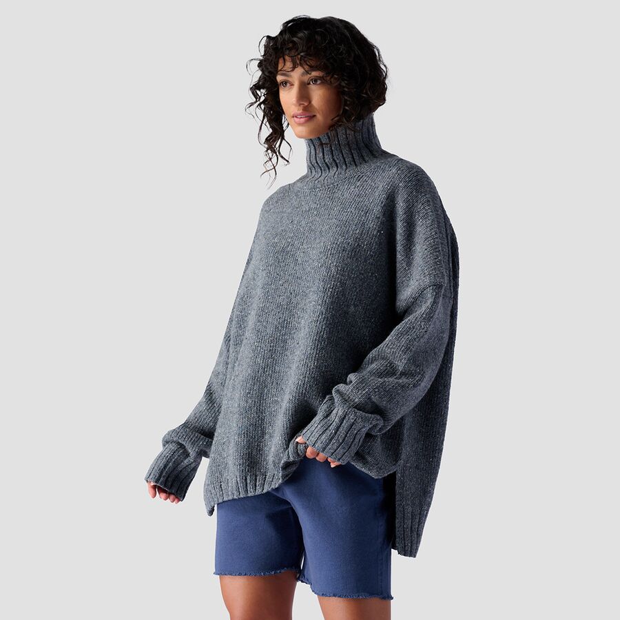Relaxed Turtleneck Sweater - Women's