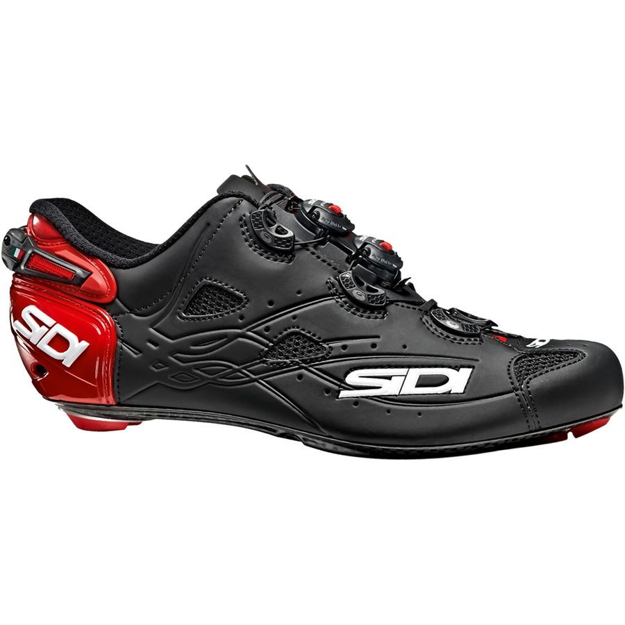 yellow sidi cycling shoes