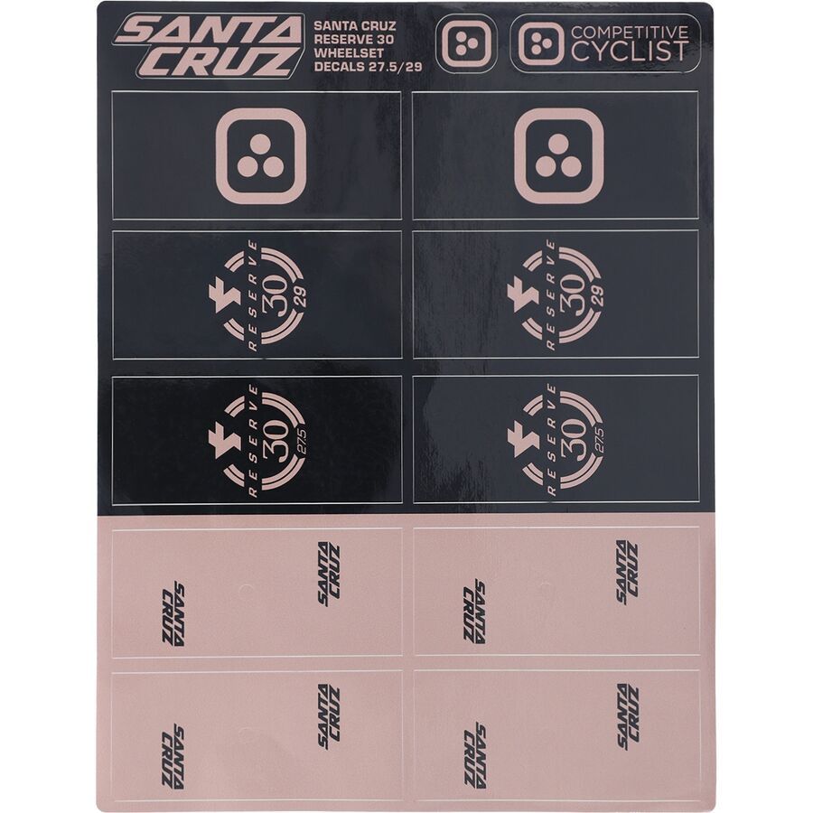 Stikrd Santa Cruz Reserve Decal Kit