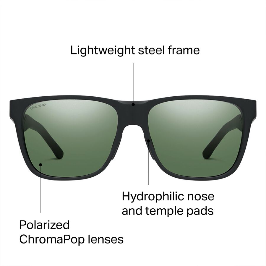 Smith Lowdown Steel ChromaPop Polarized Sunglasses | Backcountry.com