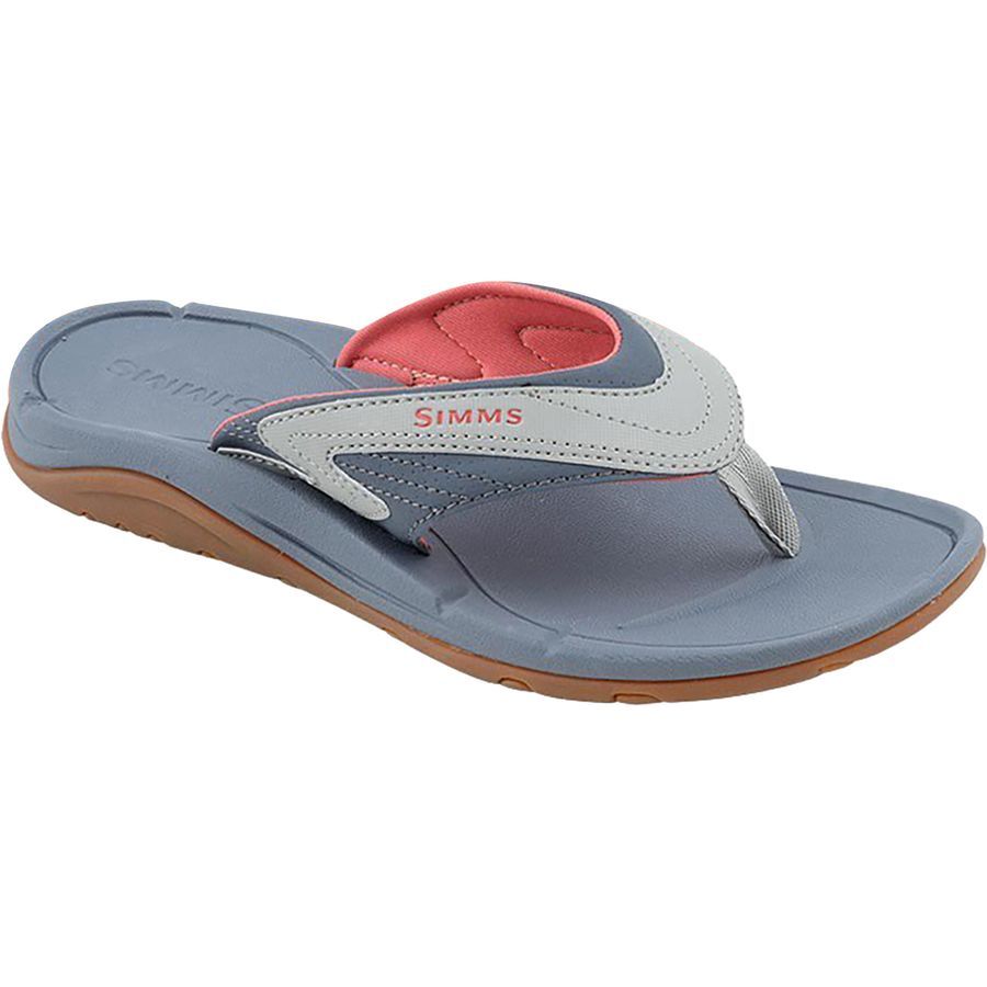 simms womens flip flops