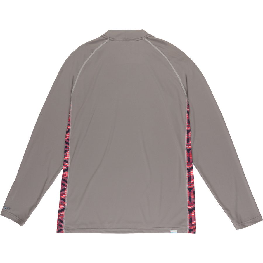 Simms Solarflex Crew chemise à manches longues steel blue