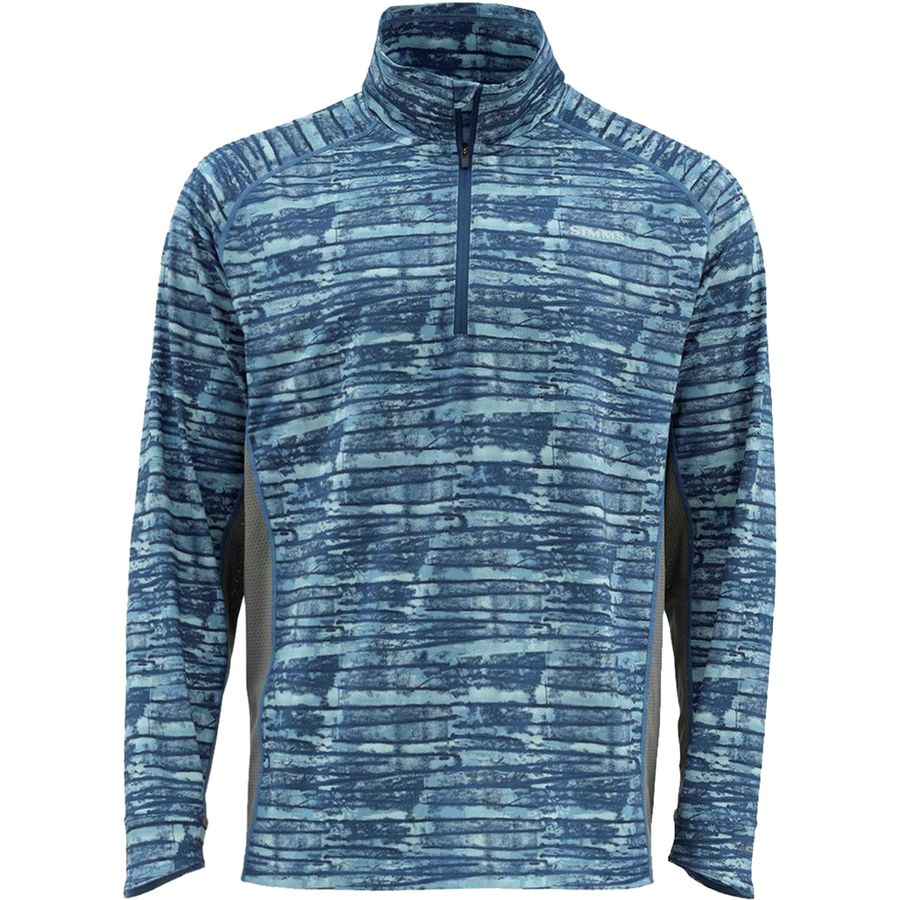 Chemise Soleil Simms Solarflex Homme - XL - Manches Longues 1/4 Zip - Occasion