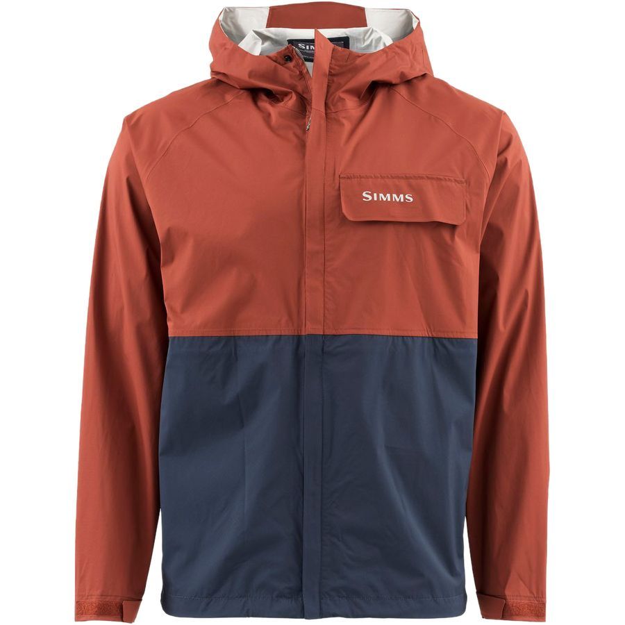 simms orange jacket