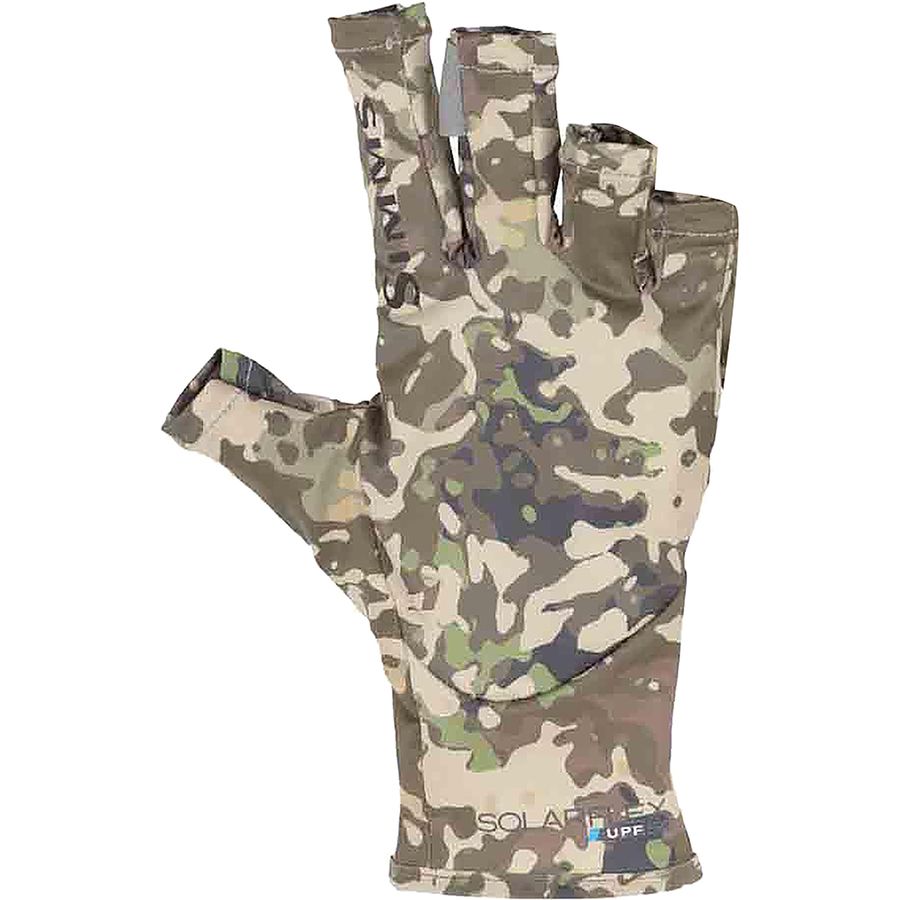 Simms Solarflex Crew Homme - Manches Longues Anti-odeur - Taille M - Jaune
