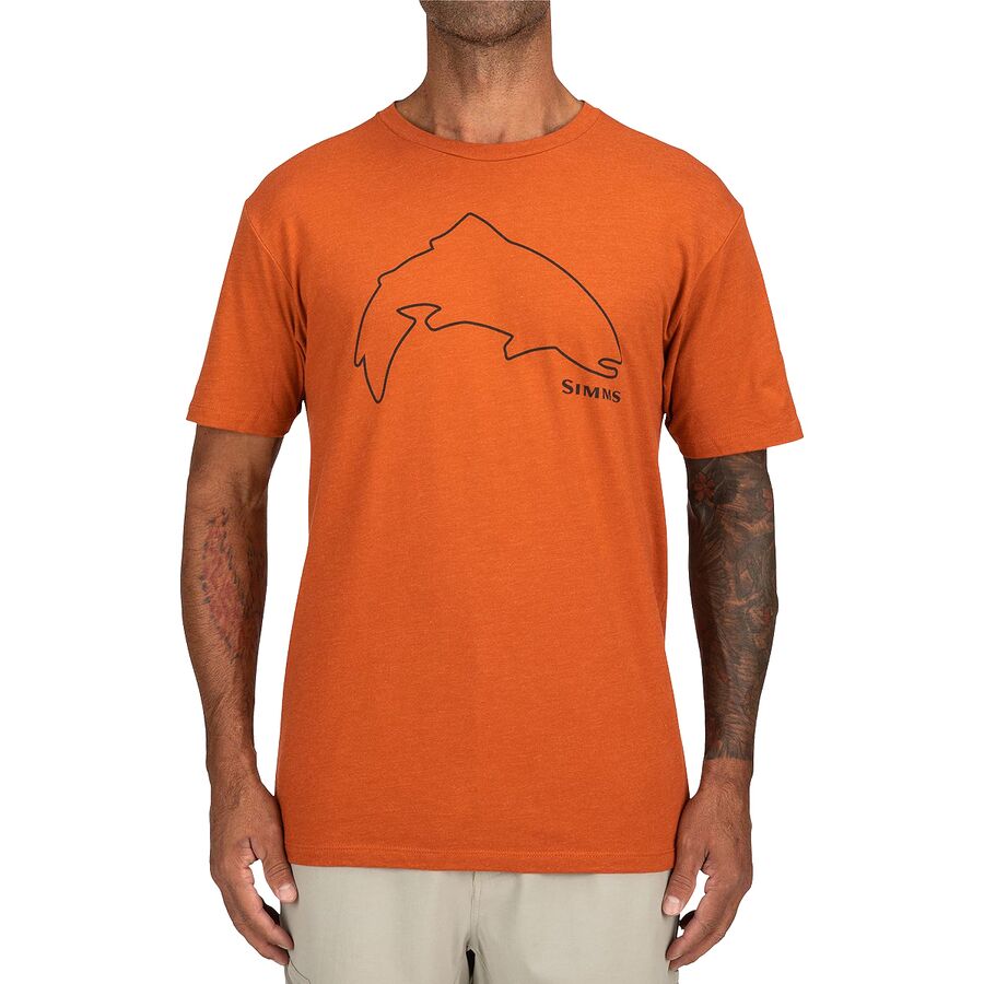 Trout Outline T-Shirt - Men's