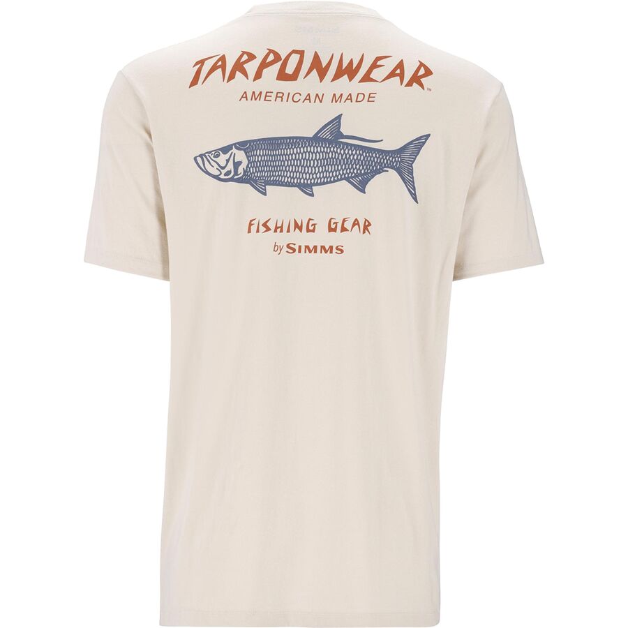 Мужская футболка Simms Tarponwear, цвет: Натуральный