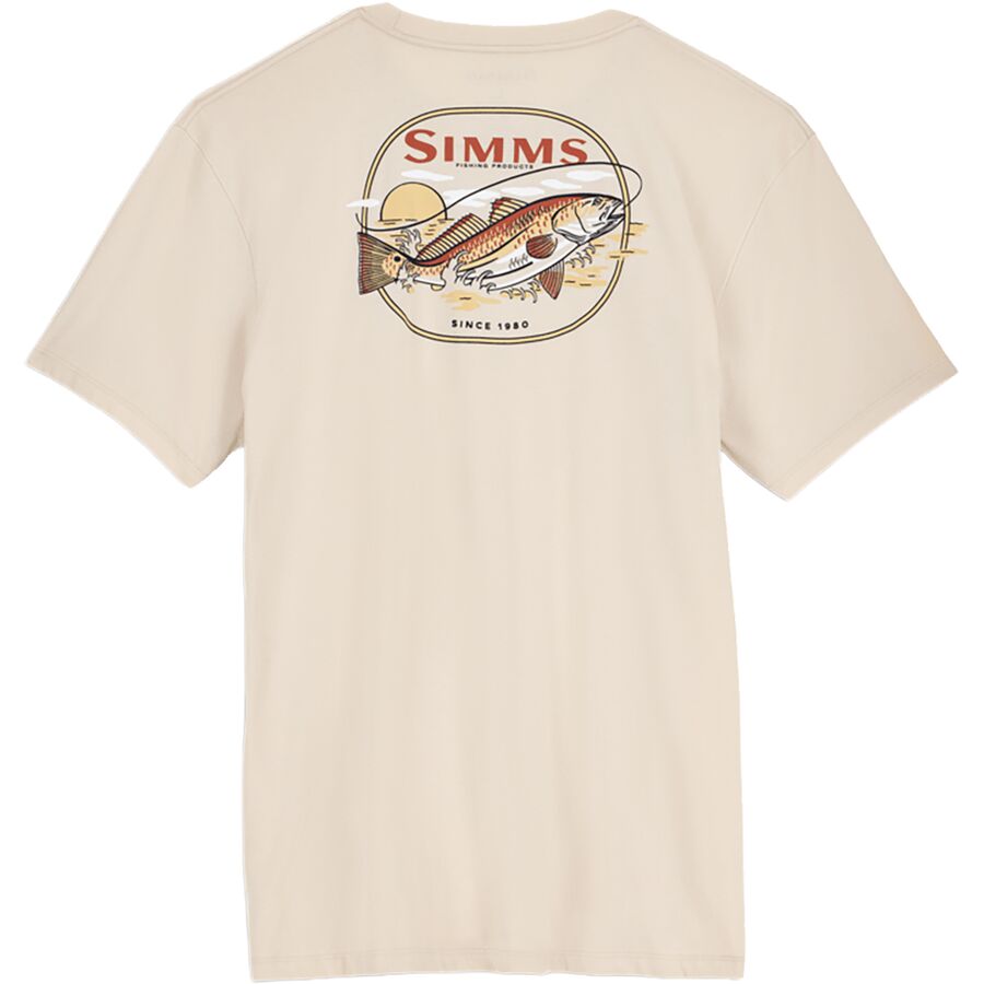 Мужская футболка Simms Redfish, цвет: Натуральный