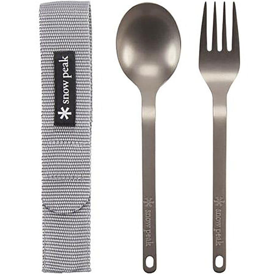 Titanium Fork and Spoon Set