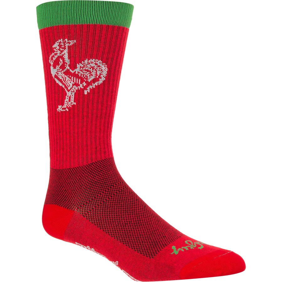 Sriracha Acrylic 8in Socks