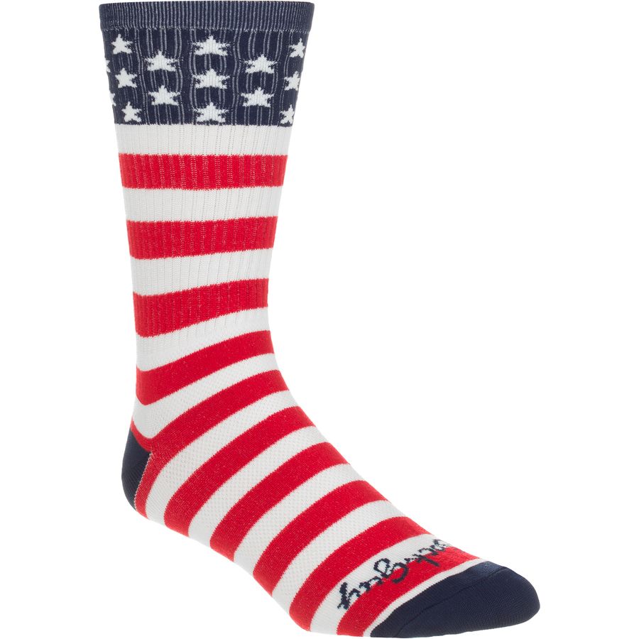 USA Flag 8in Sock