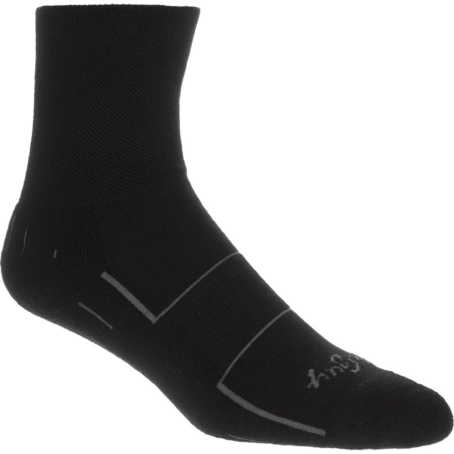 Black 4in Wool Sock