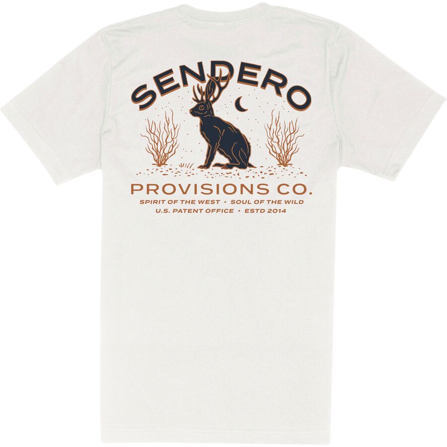 Мужская футболка Sendero Provisions Co. Jackalope Pocket, цвет: Винтажный белый