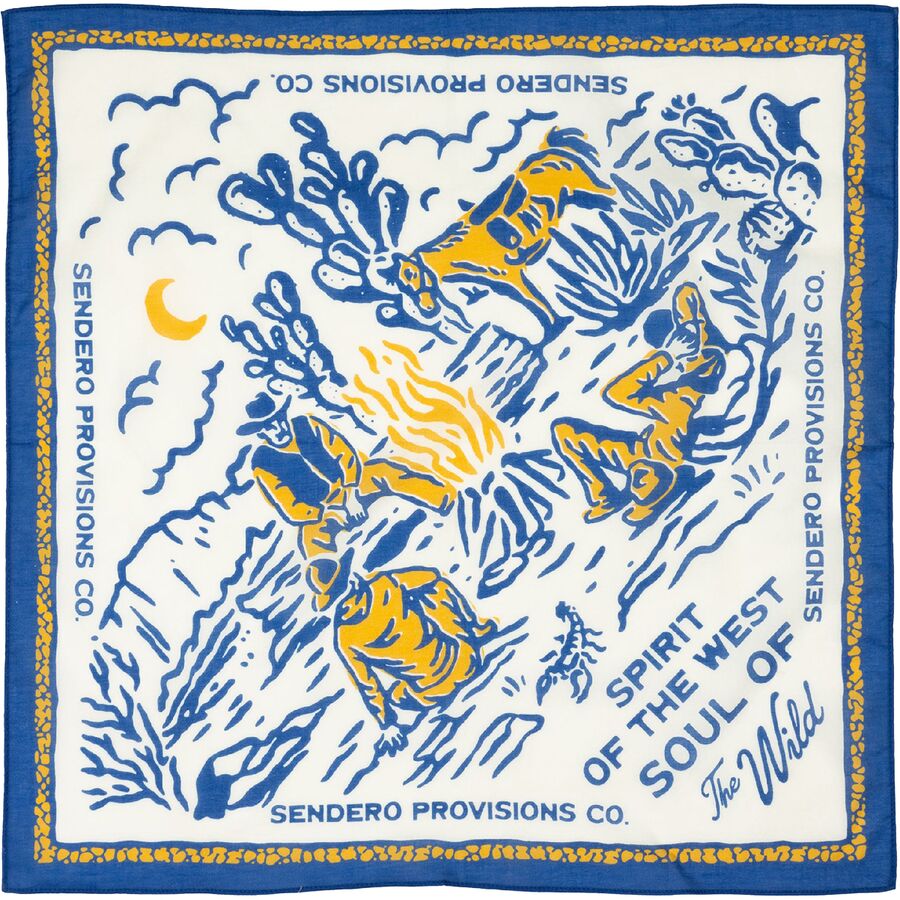 Мужские аксессуары Sendero Provisions Co. Bandana, цвет: Синий
