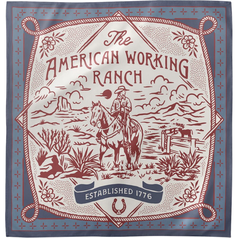 Мужские аксессуары Sendero Provisions Co. American Working Ranch Bandana, цвет: Красный