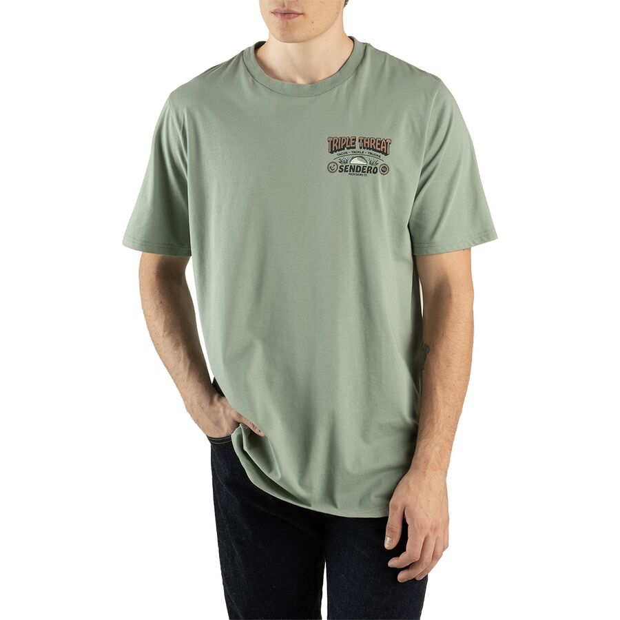 Футболка Sendero Provisions Co. Triple Threat, цвет: Laguna