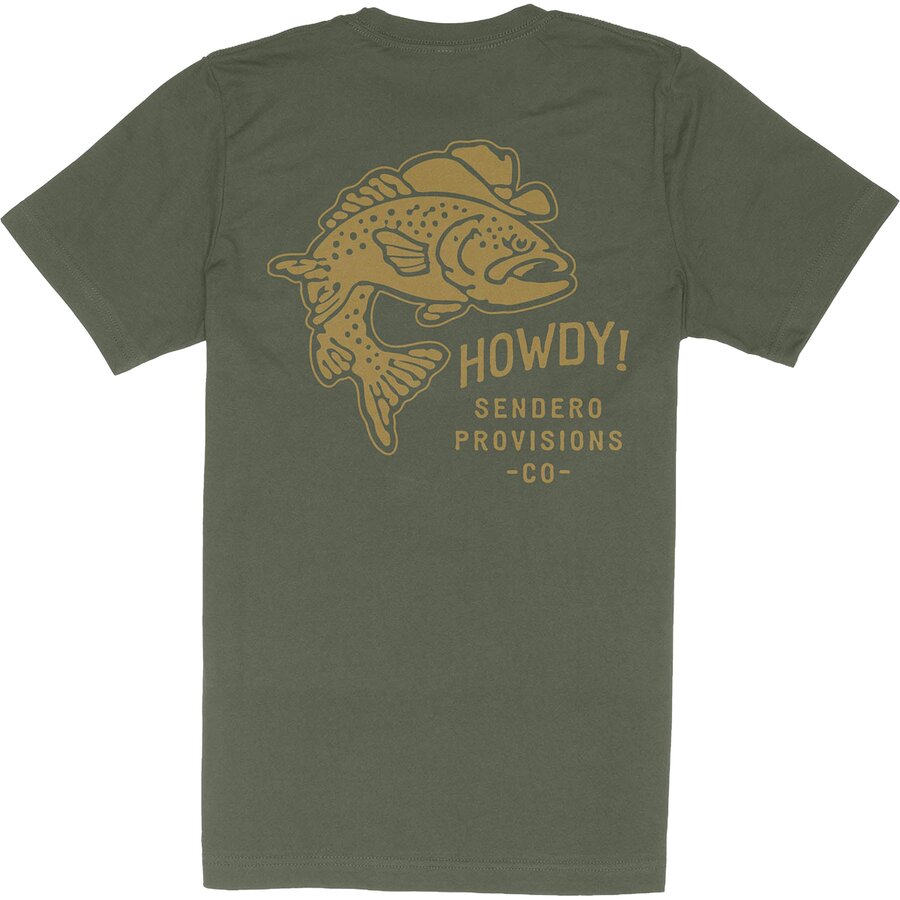 Мужская футболка Sendero Provisions Co. Troutlaw, цвет: Зелёный