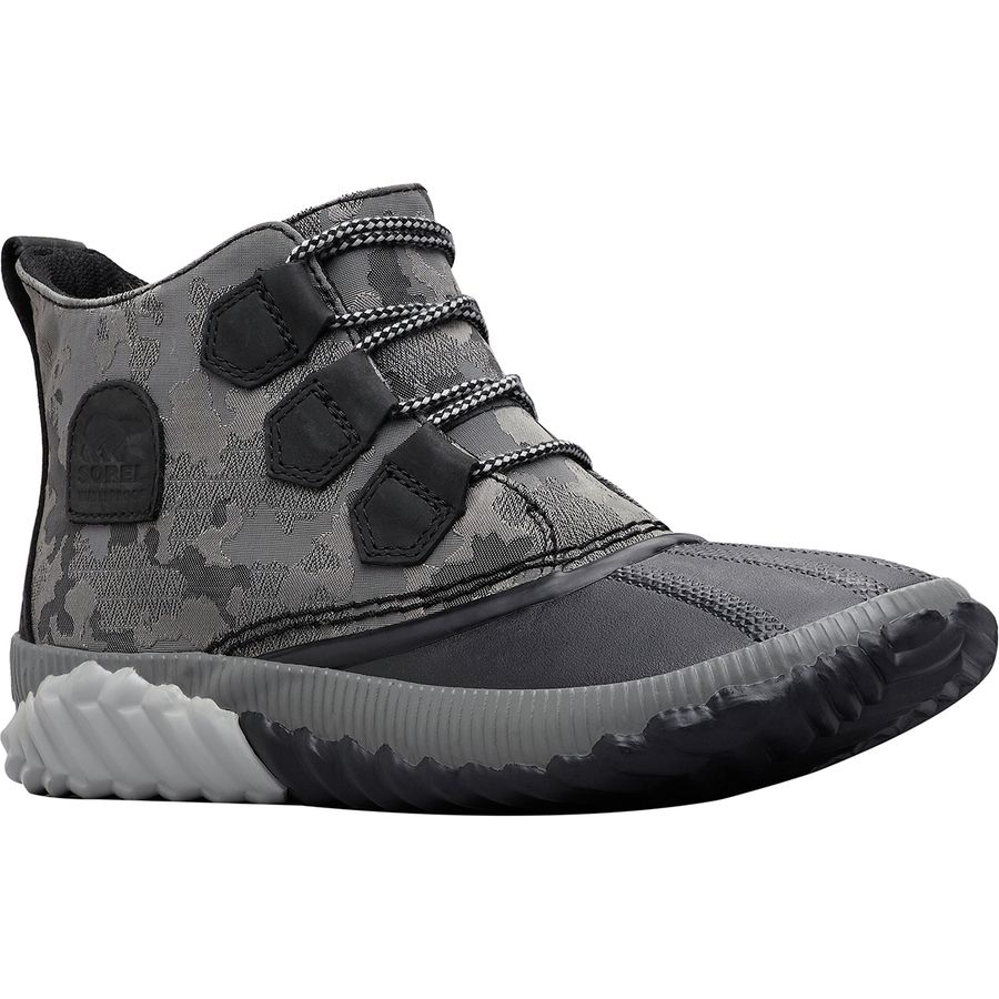 sorel women's out n about plus camouflage waterproof winter boots