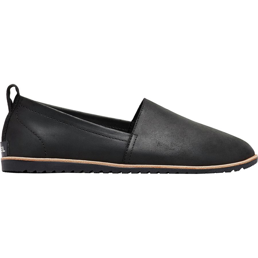 womens leather slip on
