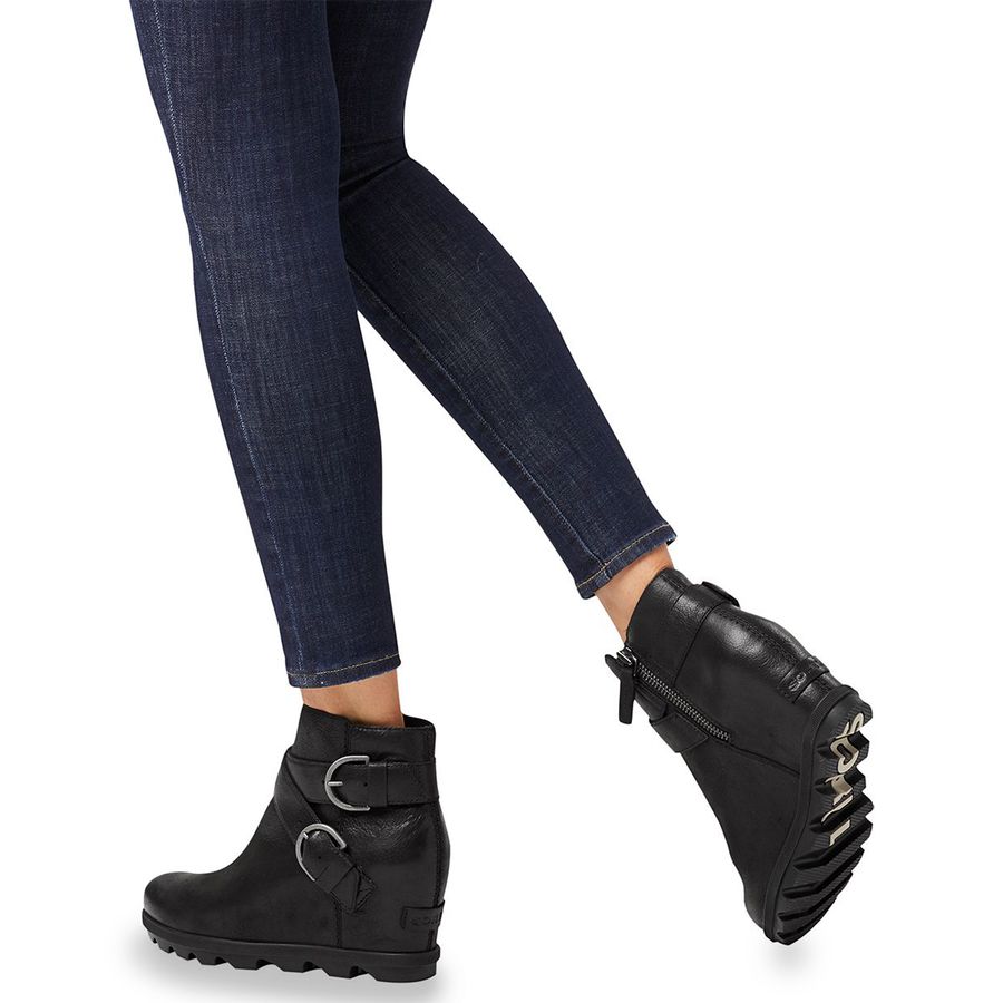 sorel joan of arctic wedge red