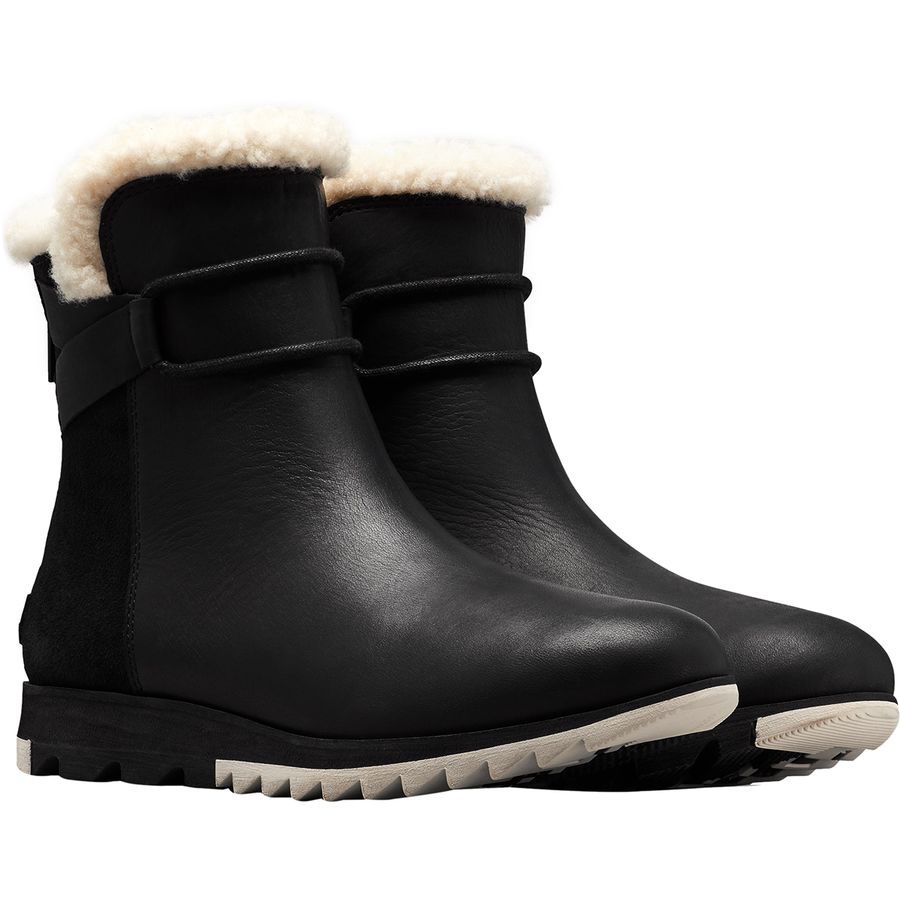 sorel harlow lace leather bootie