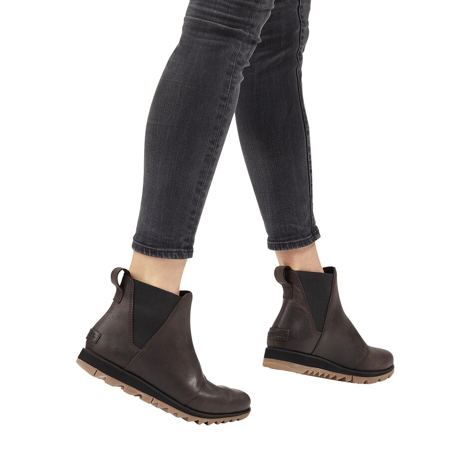 sorel harlow suede and shearling boots