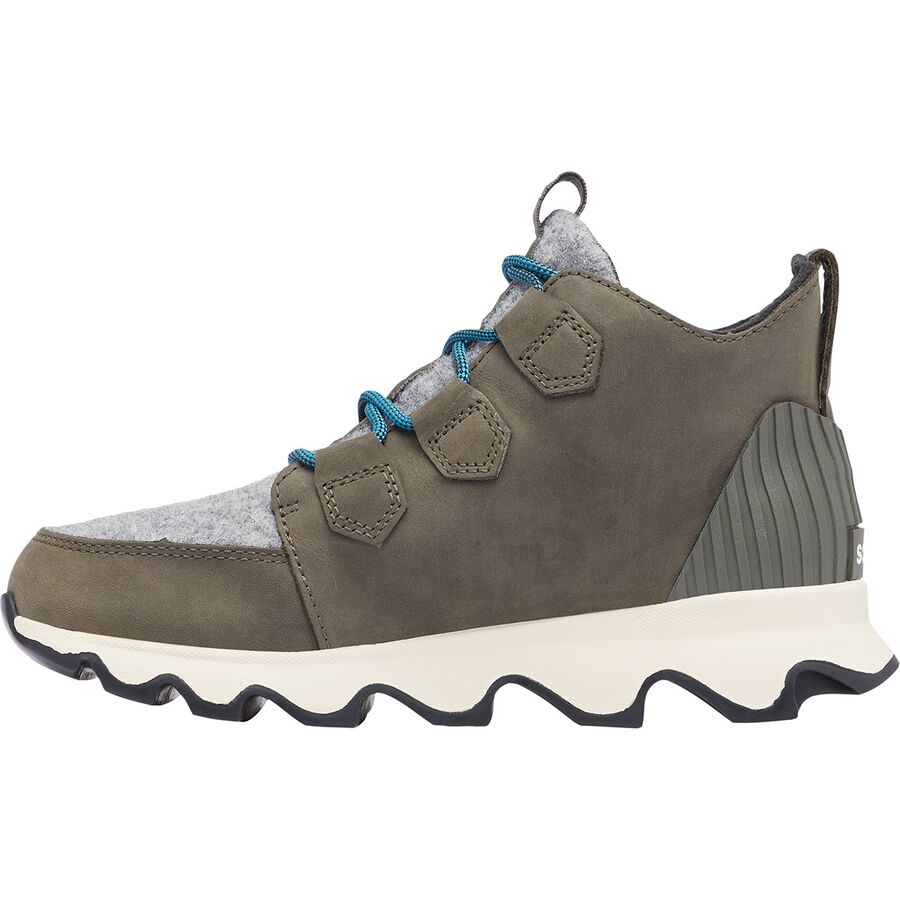 sorel women's kinetic nubuck leather platform booties