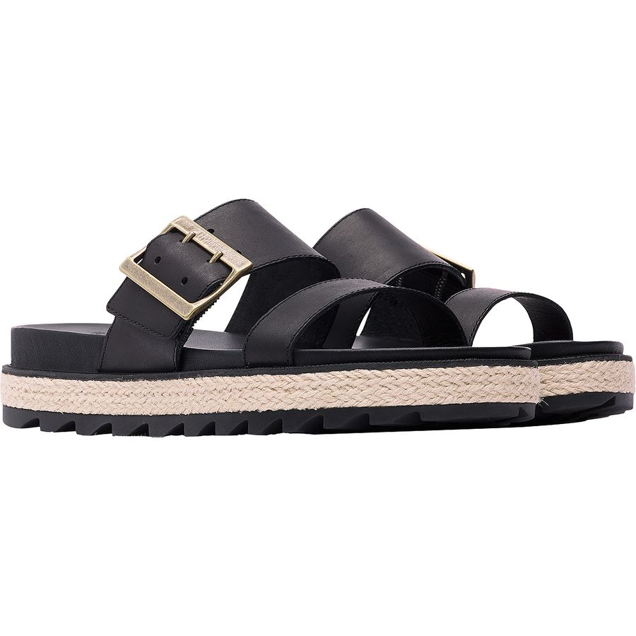 sorel roaming leather slide