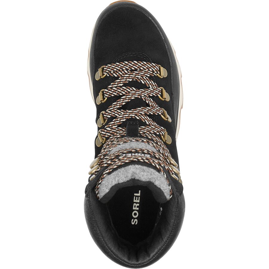 sorel women's kinetic nubuck leather platform booties