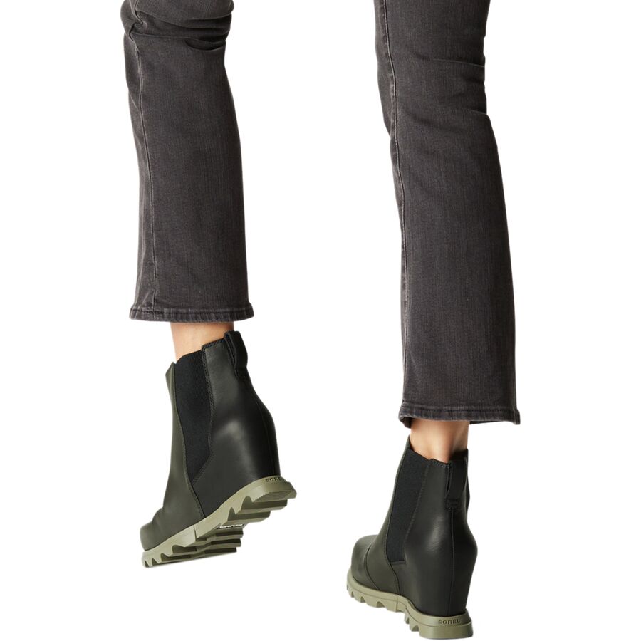 sorel joan wedge chelsea boot
