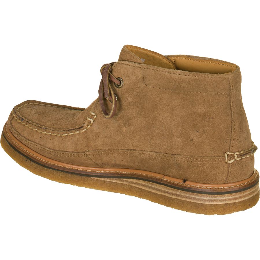 sperry gold crepe chukka