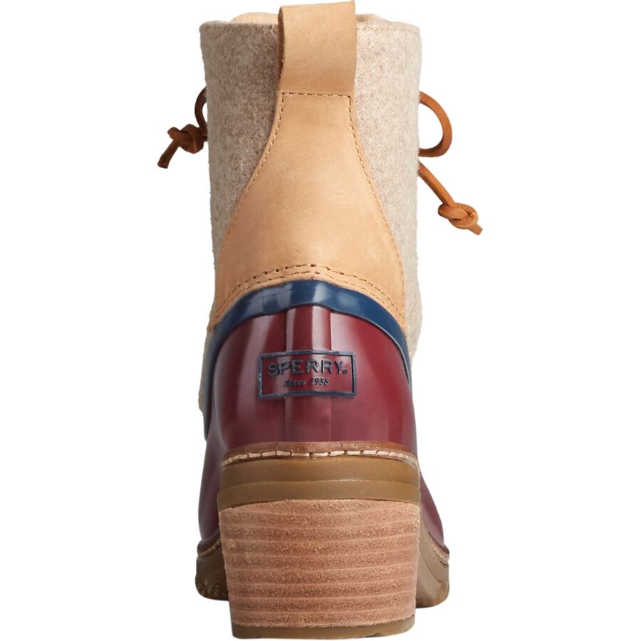 sperry saltwater heel boots
