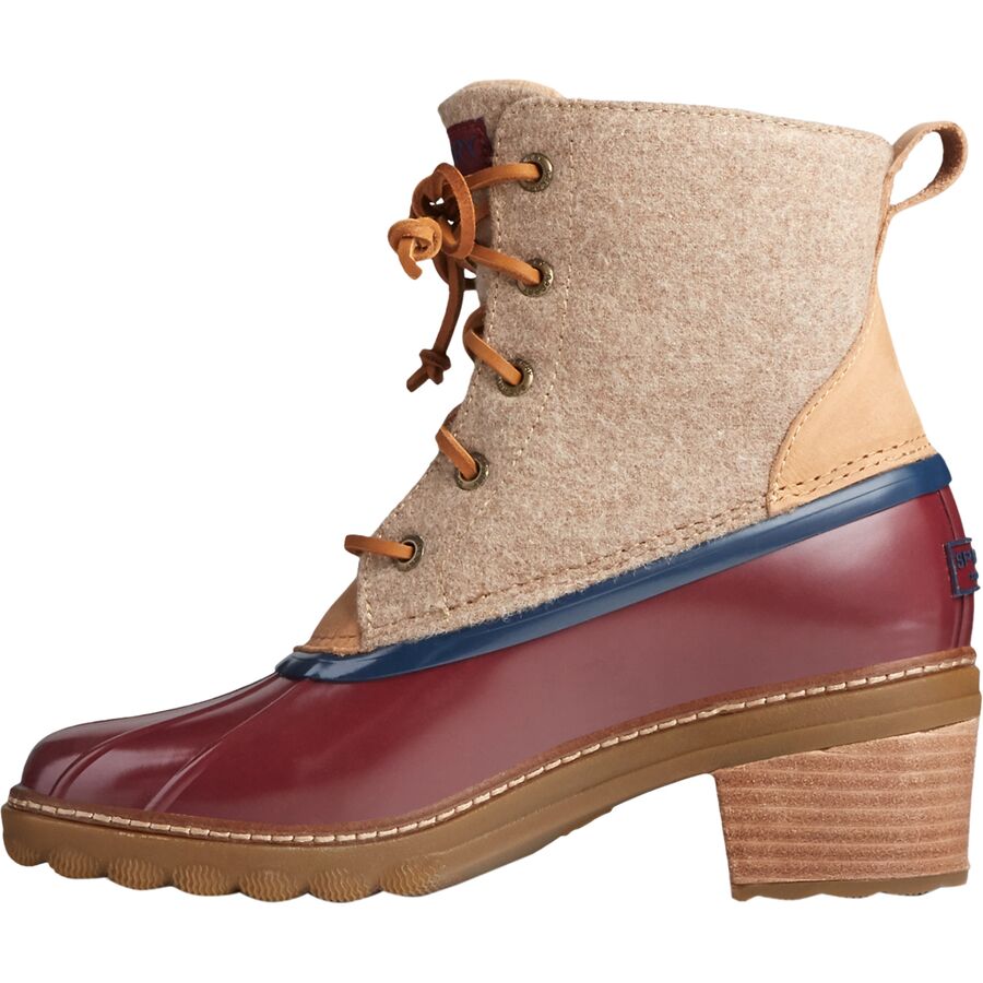 sperry saltwater heel boots