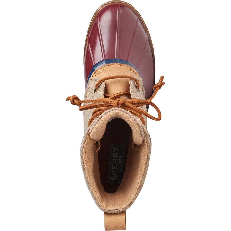 sperry saltwater heel boots