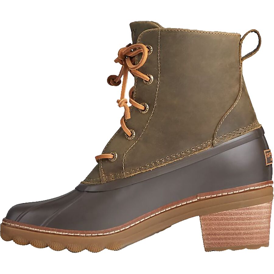 sperry boots with heel