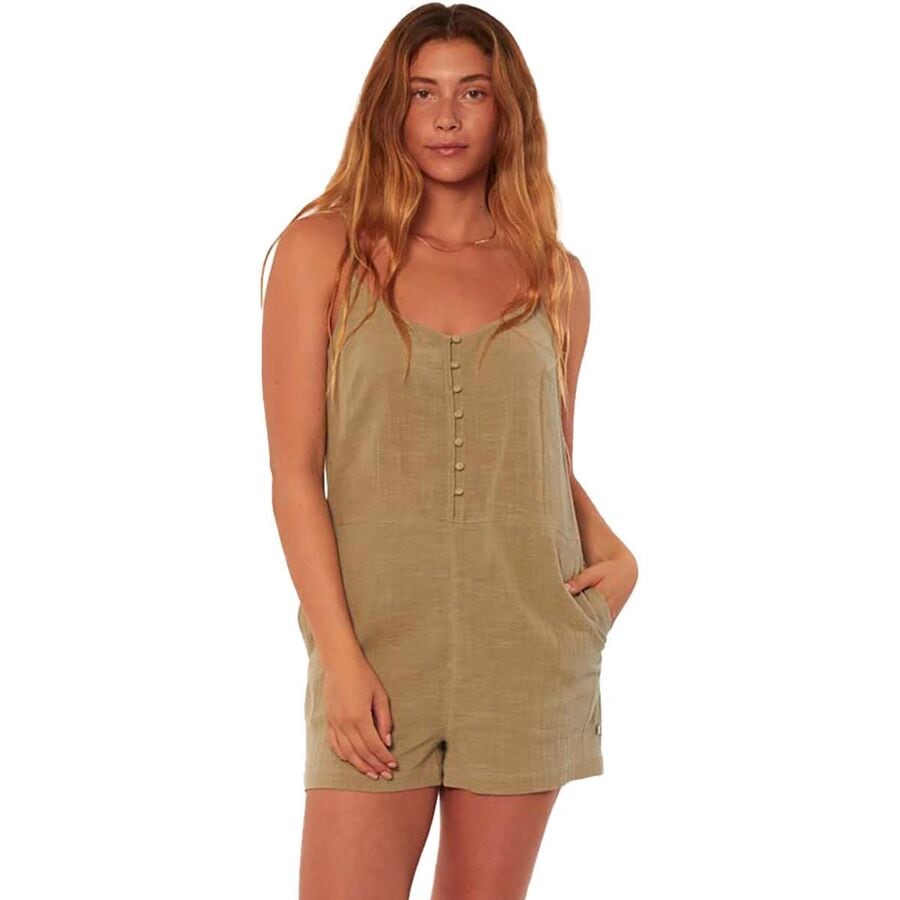 Paddle Out Woven Romper - Women's