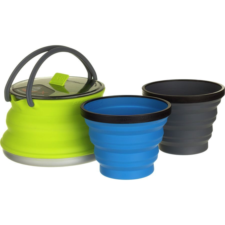 thumbnail image 2 of Sea To Summit Frontier Ultralight Collapsible Kettle Cook Set, 1-Person (Kettle, Bowl, Cup 2 of 12