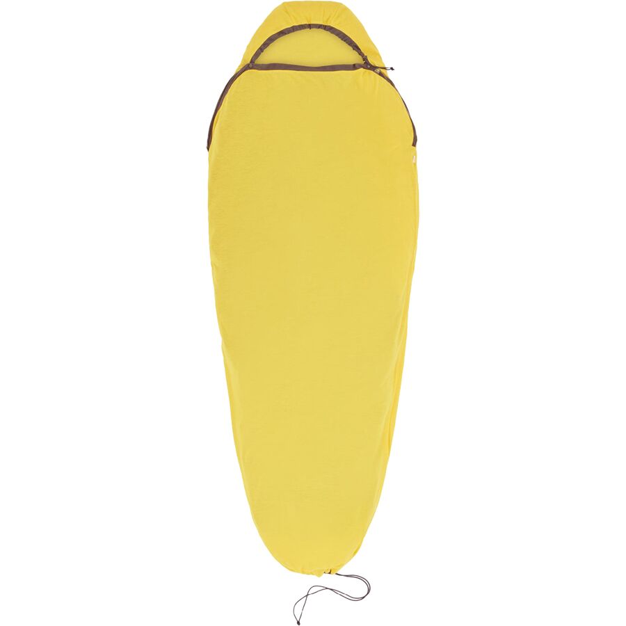 Снаряжение Sea To Summit Reactor Mummy Drawcord Sleeping Bag Liner, цвет: Жёлтый