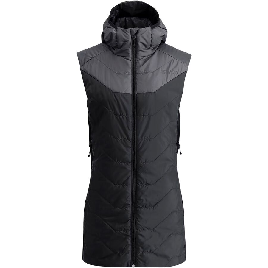 Женский жилет Swix Infinity Insulated Long, цвет: Чёрный