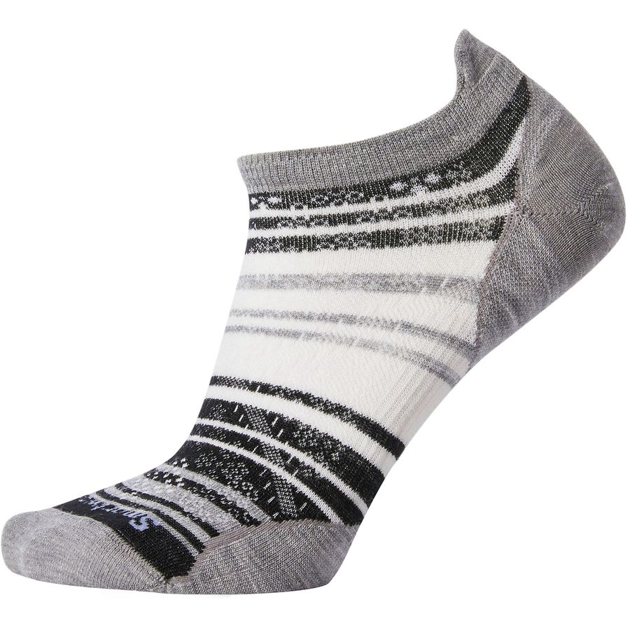 Run Zero Cushion Striped Low Ankle Sock - Women's