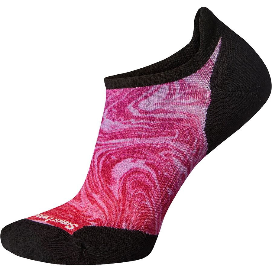 Run Targeted Cushion Marble Wash Low Ankle Sock - Women's
