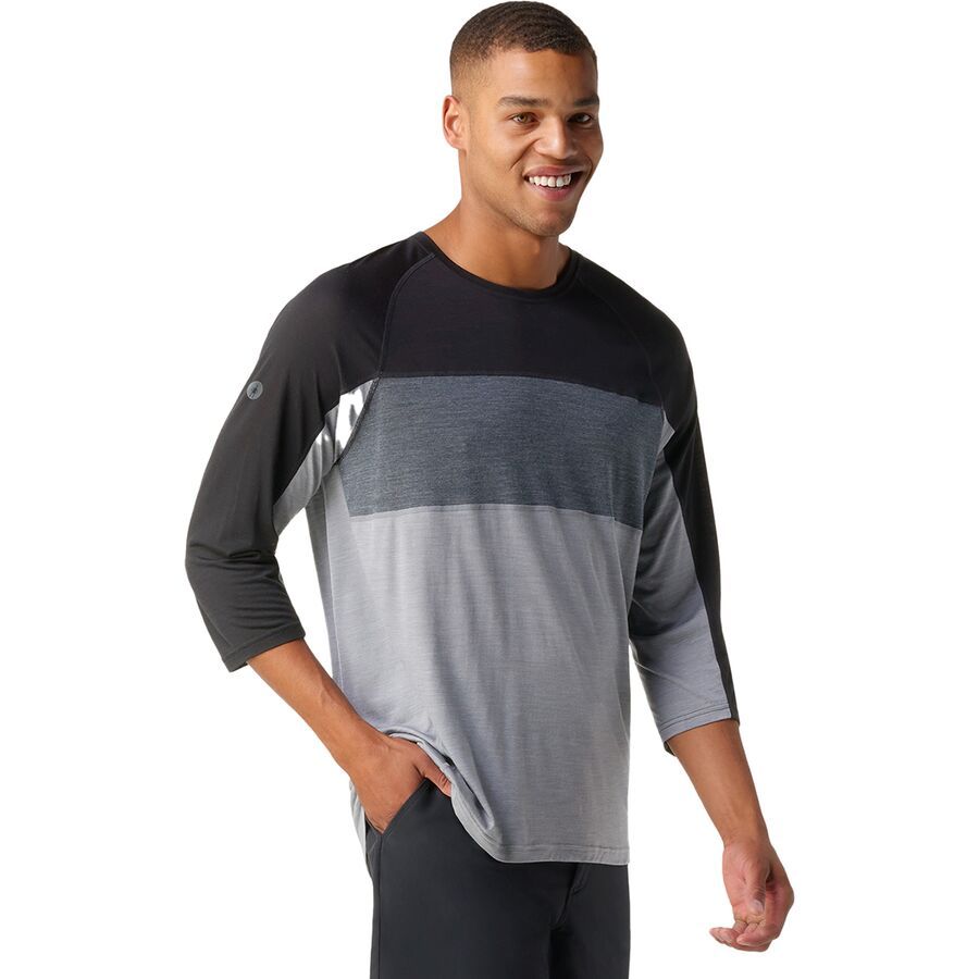 Merino Sport 120 Mountain Biking 3/4 Sleeve T-Shirt - Men's