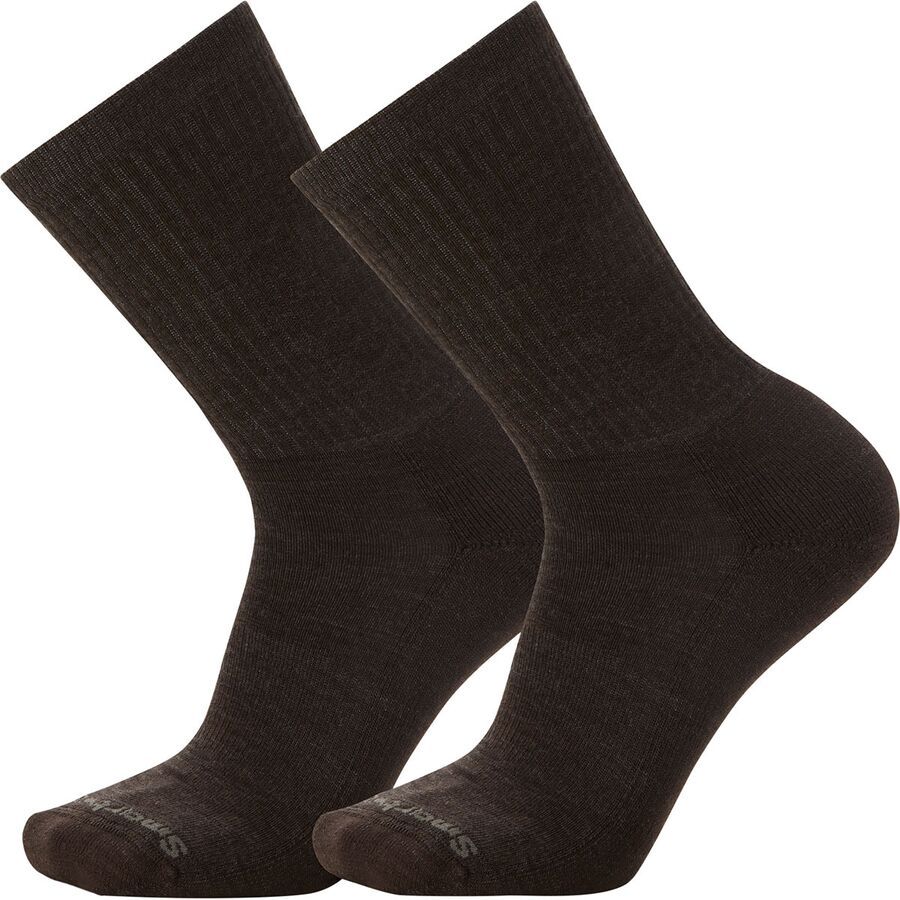 Everyday Solid Rib Crew Sock - 2-Pack
