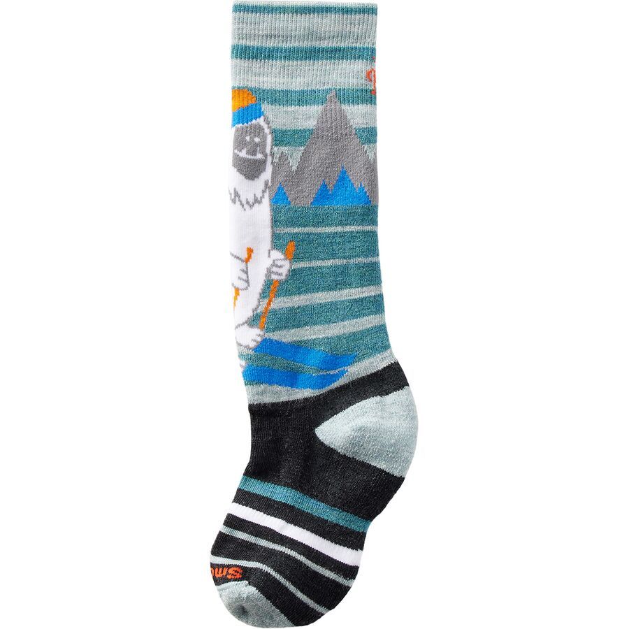 Wintersport Full Cushion Yeti Pattern OTC Sock - Kids'