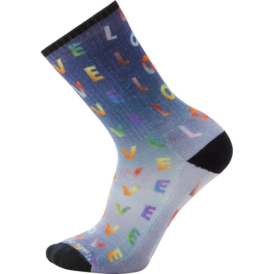 Athletic Pride LOVE Print Crew Socks