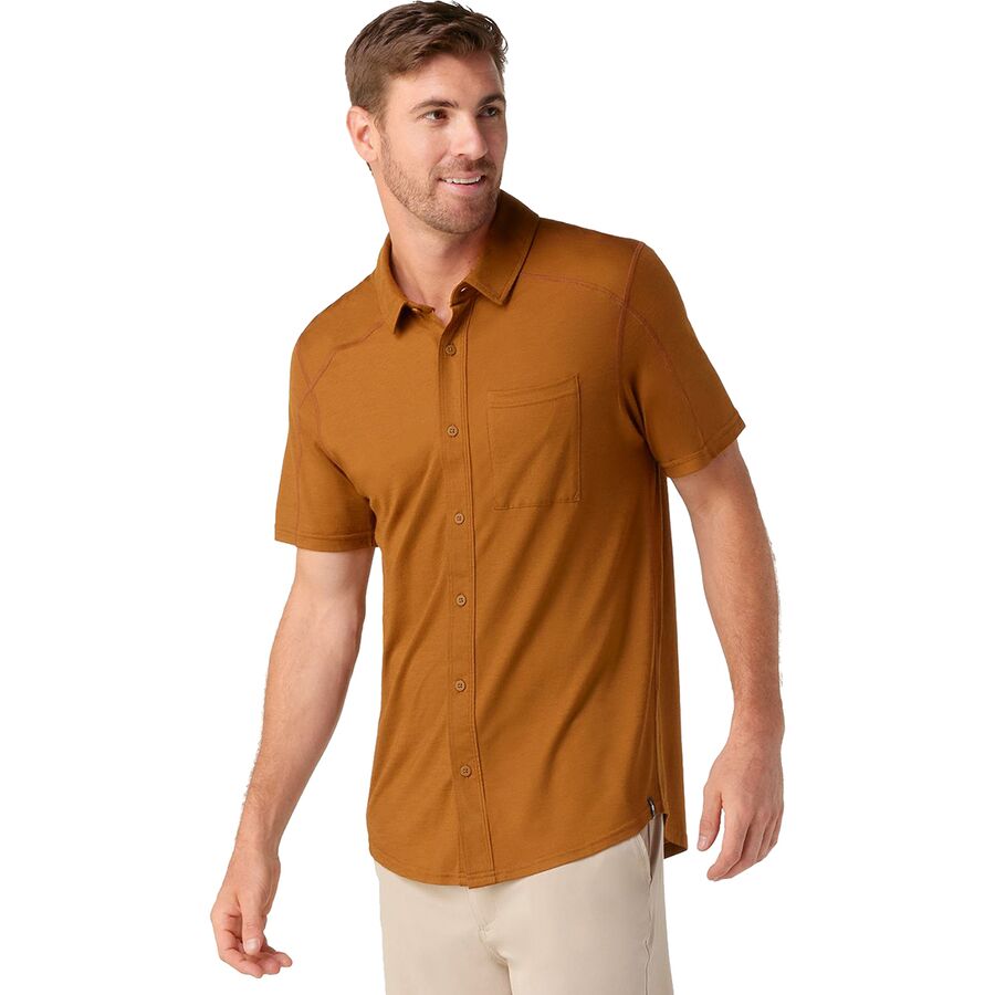 Short-Sleeve Button Down Shirt - Men's