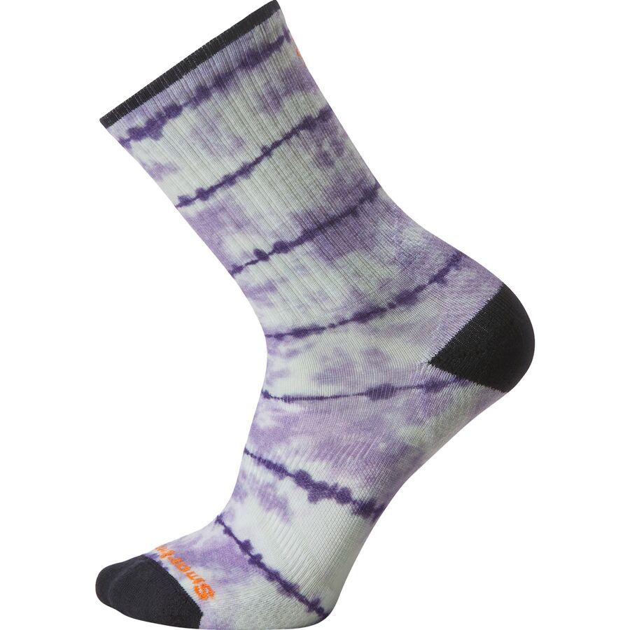Athletic Tie Dye Print Crew Socks